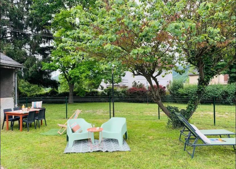 La Suite Unique - Le Jardin Sur Les Pyrenees- Vue Panoramique Montagne -Jardin Cloture Prive De 100M2-Parking-Linge De Lit Et Serviettes Compris- Bielle Eksteriør bilde