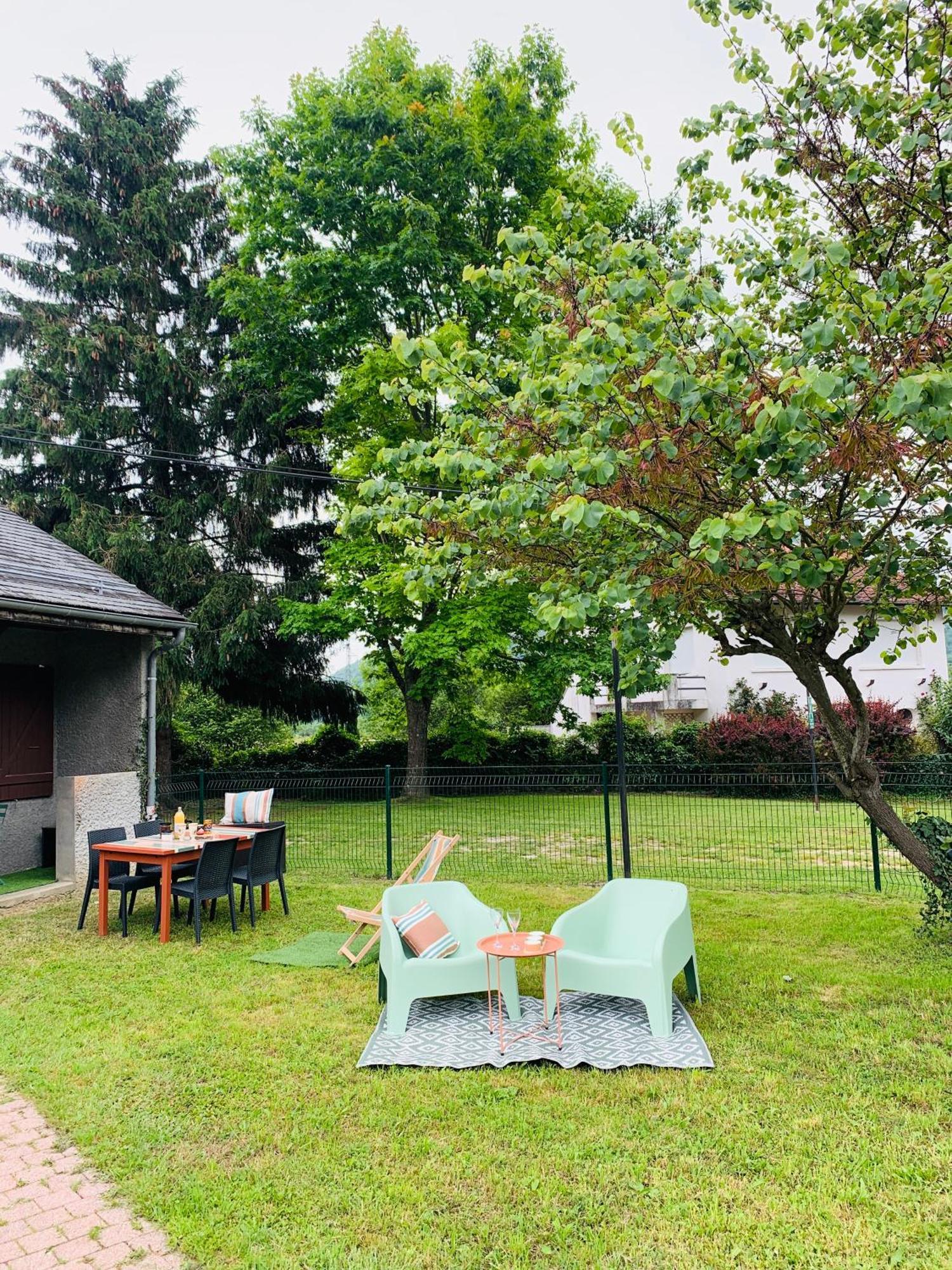 La Suite Unique - Le Jardin Sur Les Pyrenees- Vue Panoramique Montagne -Jardin Cloture Prive De 100M2-Parking-Linge De Lit Et Serviettes Compris- Bielle Eksteriør bilde