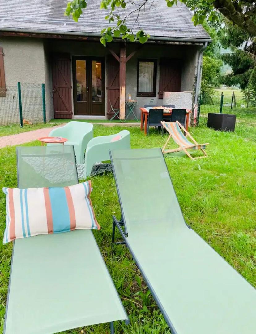 La Suite Unique - Le Jardin Sur Les Pyrenees- Vue Panoramique Montagne -Jardin Cloture Prive De 100M2-Parking-Linge De Lit Et Serviettes Compris- Bielle Eksteriør bilde