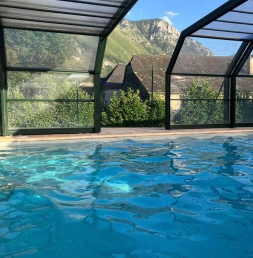 La Suite Unique - Le Jardin Sur Les Pyrenees- Vue Panoramique Montagne -Jardin Cloture Prive De 100M2-Parking-Linge De Lit Et Serviettes Compris- Bielle Eksteriør bilde